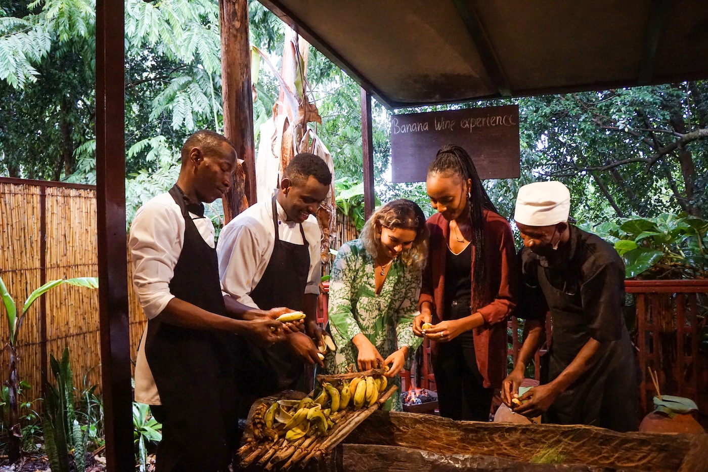 Banana wine-making experience